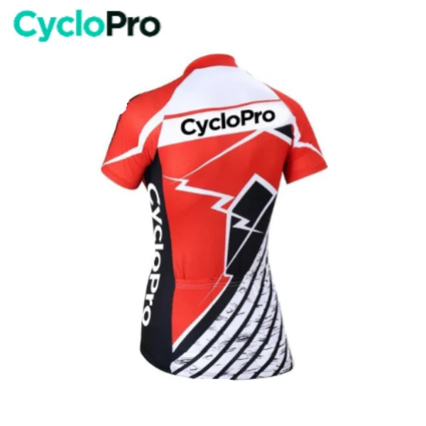 MAILLOT VÉLO DE ROUTE ROUGE - CONFORT+