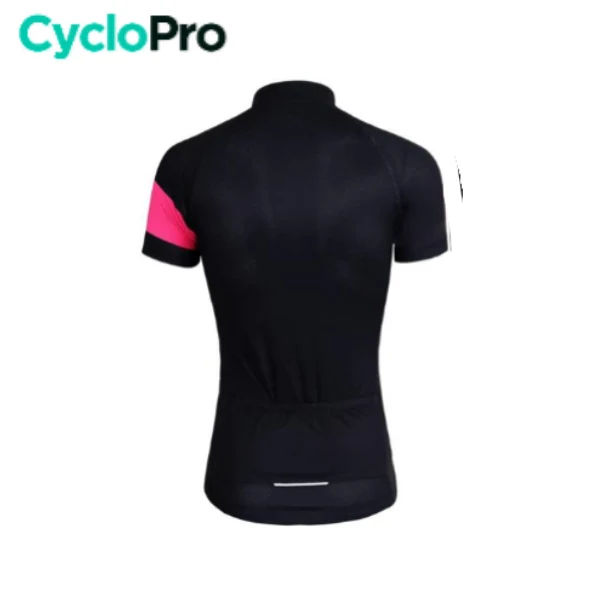 MAILLOT VÉLO DE ROUTE NOIR - ÉLÉGANCE+