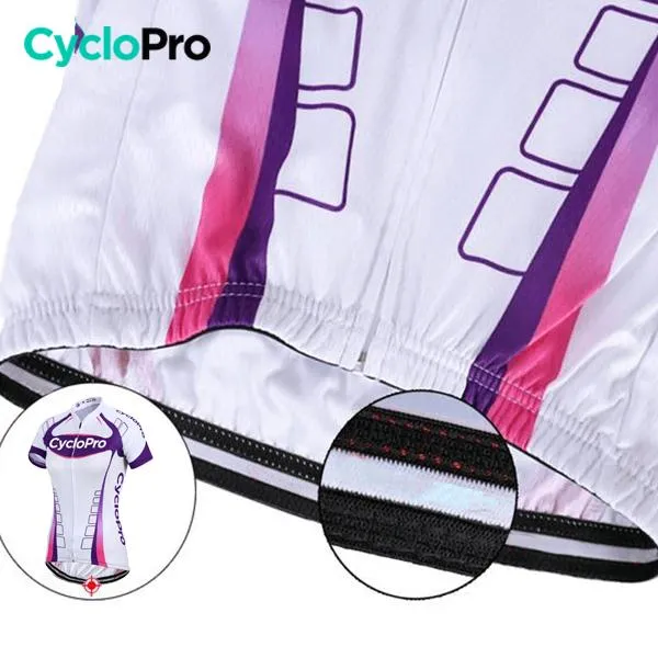 Maillot Vélo de Route Violet - Confort+