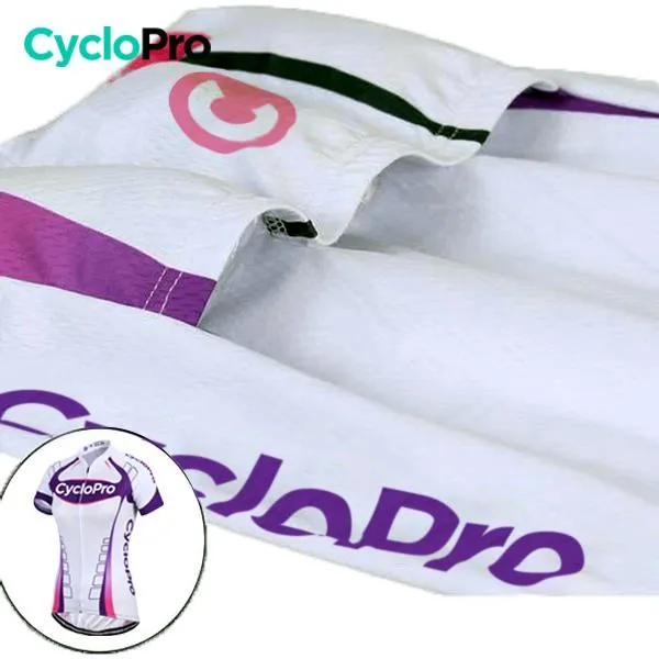 Maillot Vélo de Route Violet - Confort+
