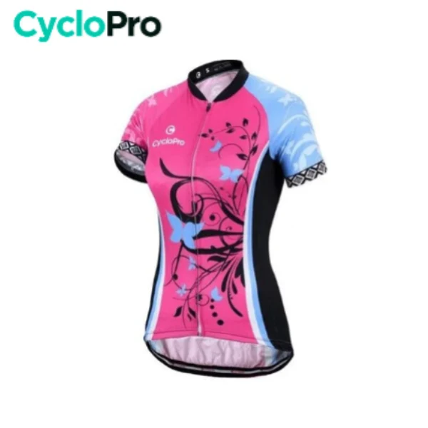 Maillot Vélo de Route à Fleurs - Confort+