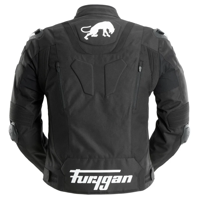 Blouson Moto Homme Furygan TX RAPTOR Noir-Blanc — CE AA