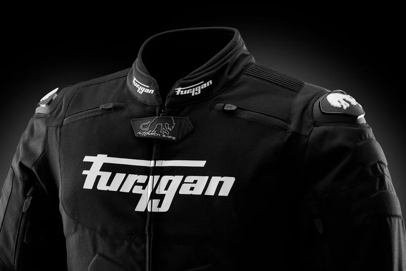 Blouson Moto Homme Furygan TX RAPTOR Noir-Blanc — CE AA