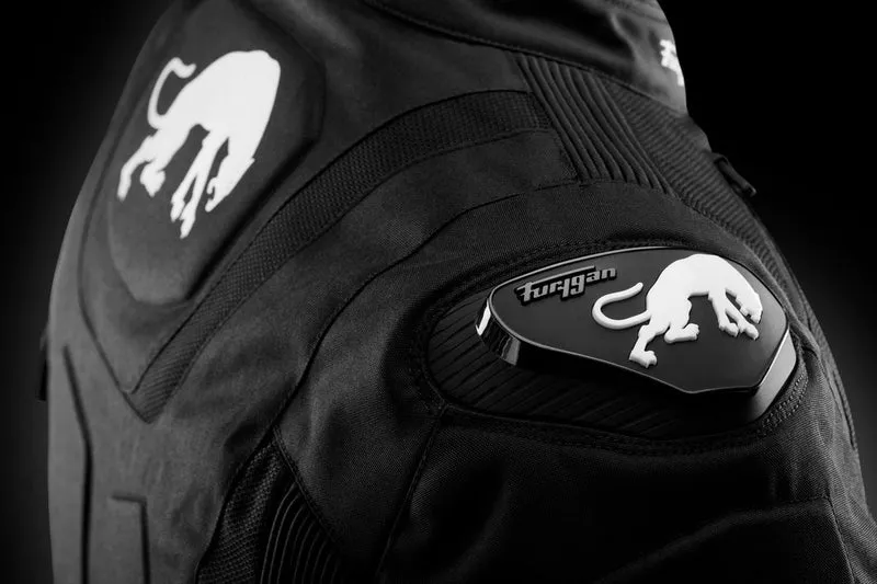 Blouson Moto Homme Furygan TX RAPTOR Noir-Blanc — CE AA