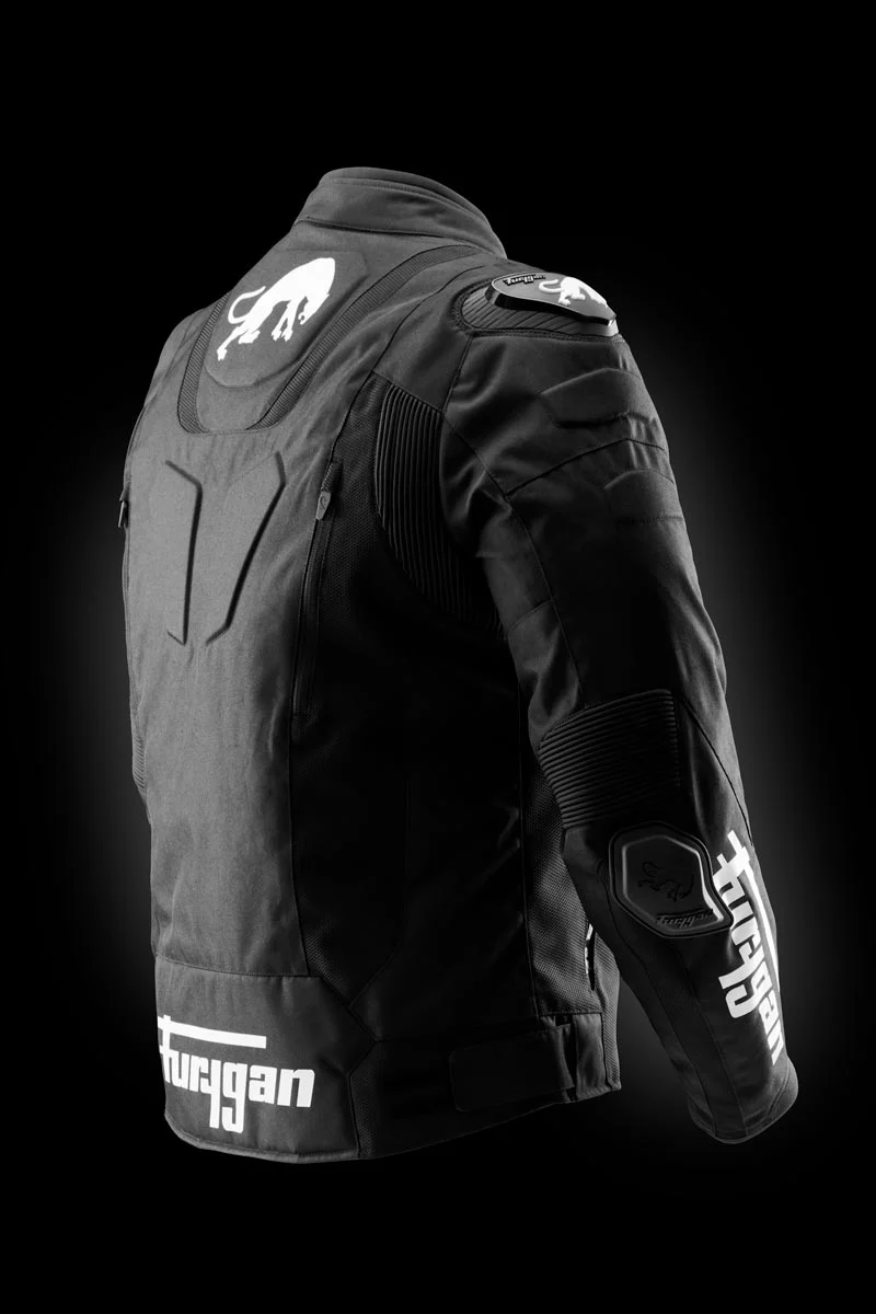 Blouson Moto Homme Furygan TX RAPTOR Noir-Blanc — CE AA