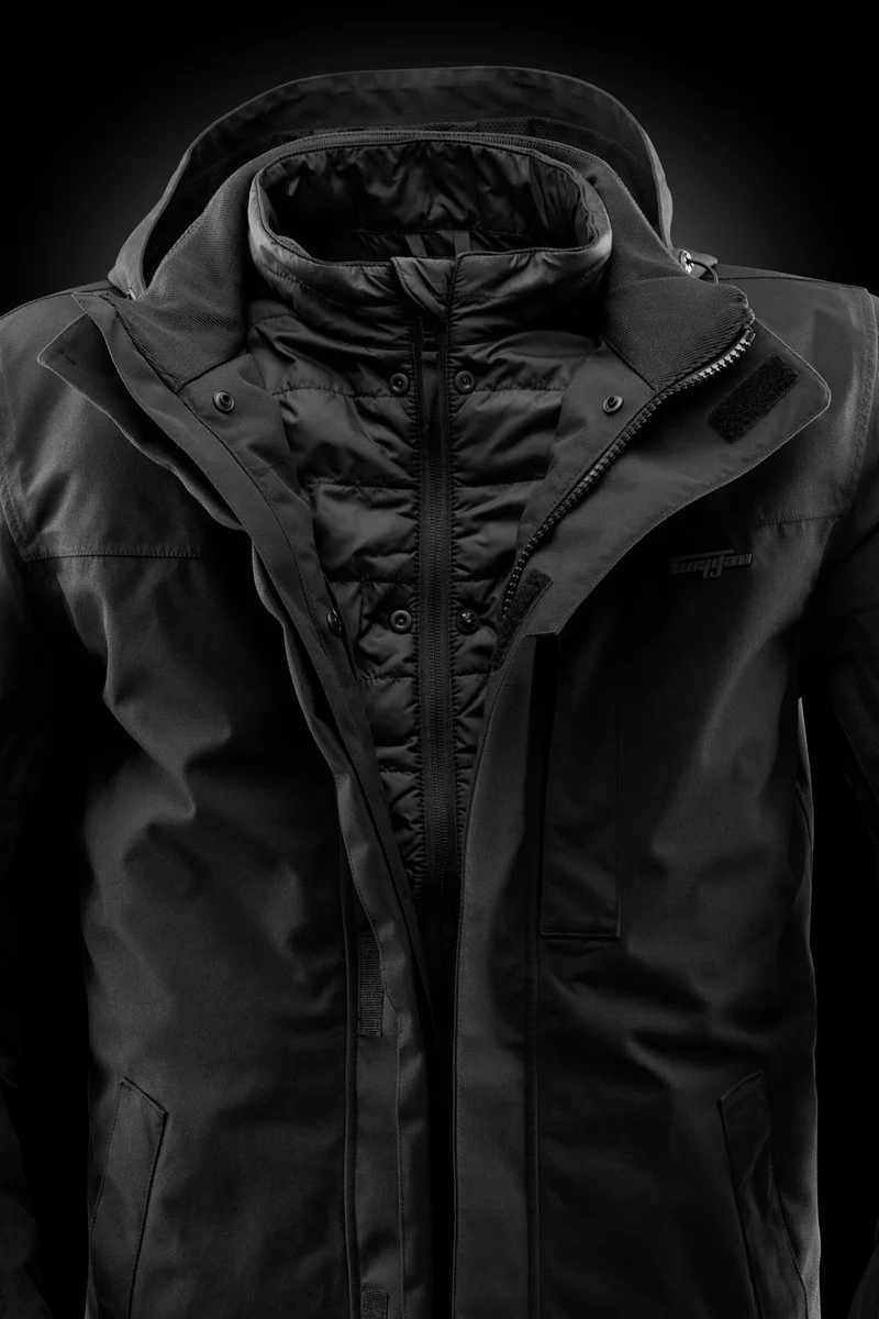 Blouson Moto Homme Furygan STOCKHOLM PRIMALOFT® Noir — CE AA | Hiver