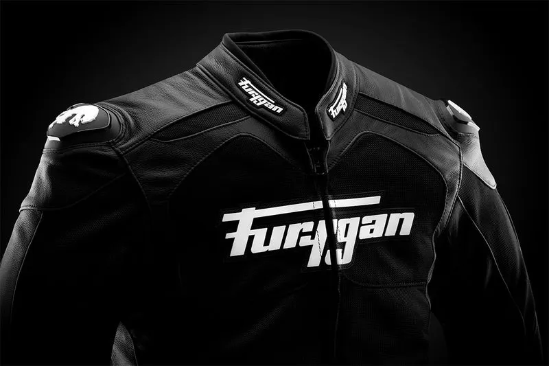 Blouson Moto Été Mesh Furygan SPEED MESH EVO 3 — CE AA Ventilation Max Noir-Blanc