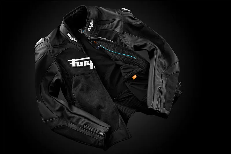 Blouson Moto Été Mesh Furygan SPEED MESH EVO 3 — CE AA Ventilation Max Noir-Blanc