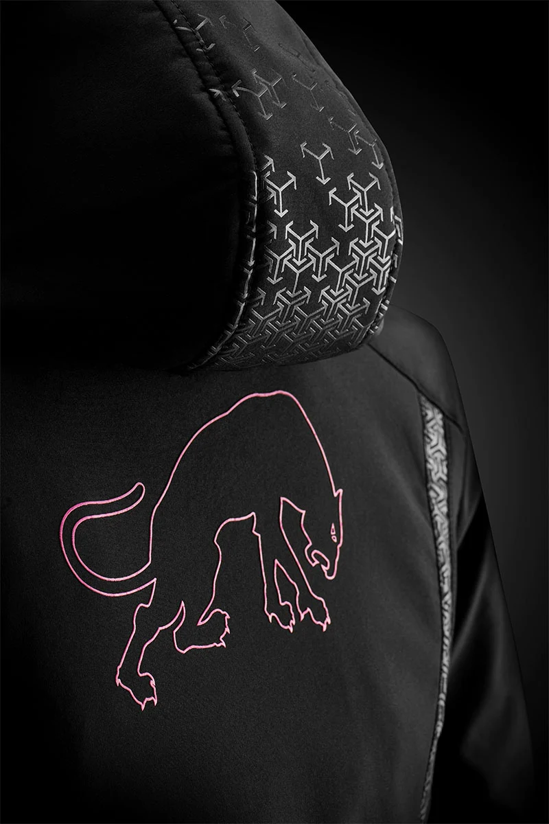 Blouson Moto Femme Furygan SKYE LADY Noir-Rose — CE A | Été
