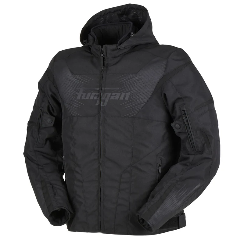 Blouson Moto Homme Furygan SHARD Noir-Noir — CE AA