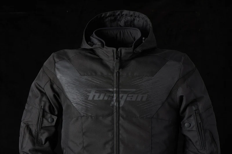 Blouson Moto Homme Furygan SHARD Noir-Noir — CE AA