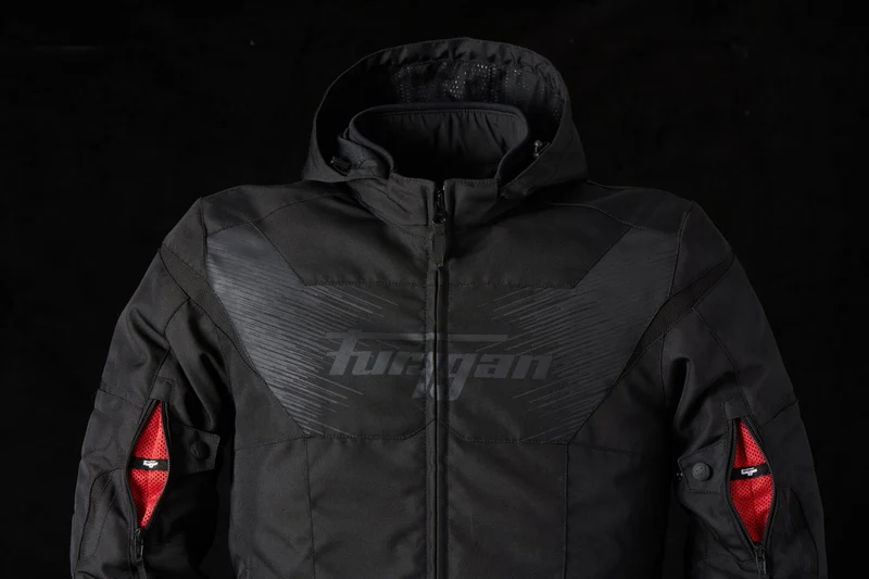 Blouson Moto Homme Furygan SHARD Noir-Noir — CE AA