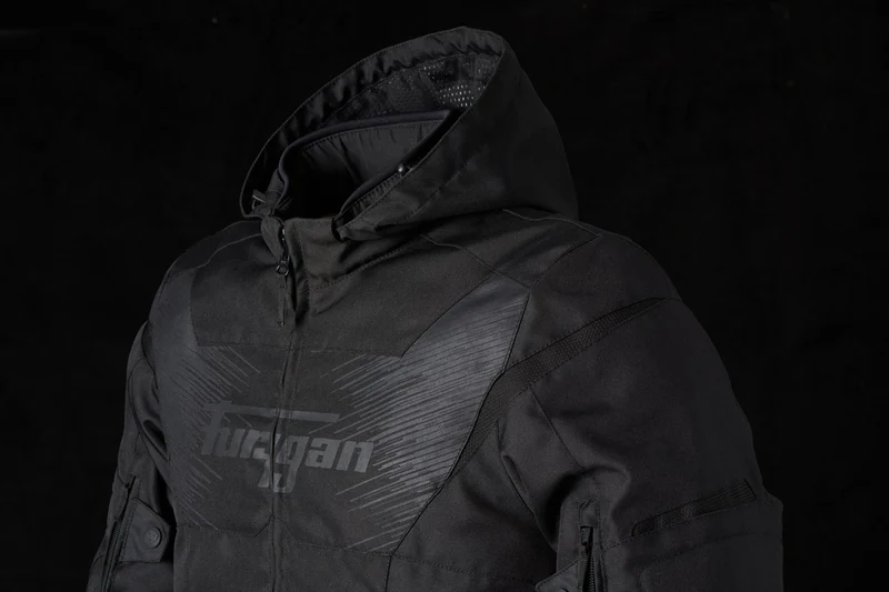 Blouson Moto Homme Furygan SHARD Noir-Noir — CE AA