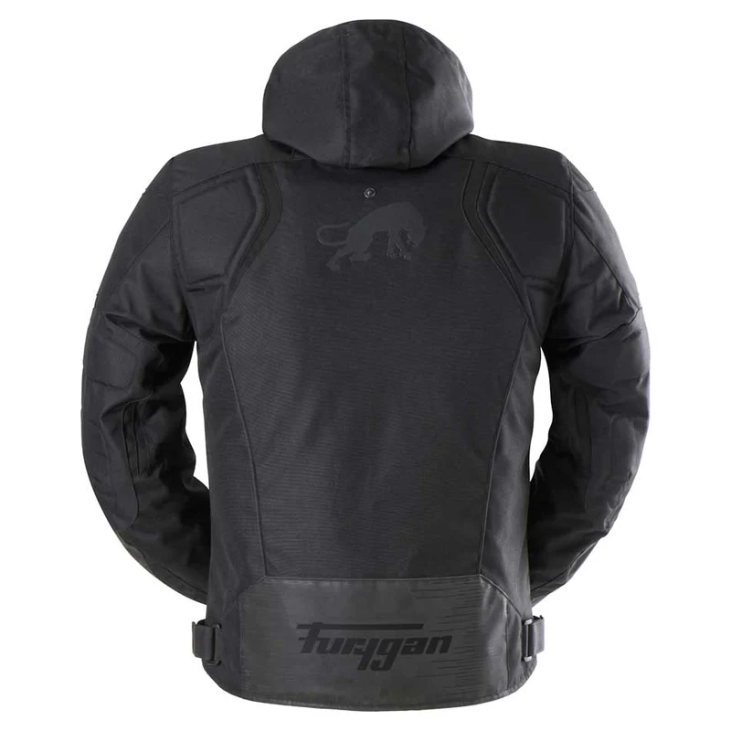 Blouson Moto Homme Furygan SHARD HV Noir-Gris Reflect — CE AA
