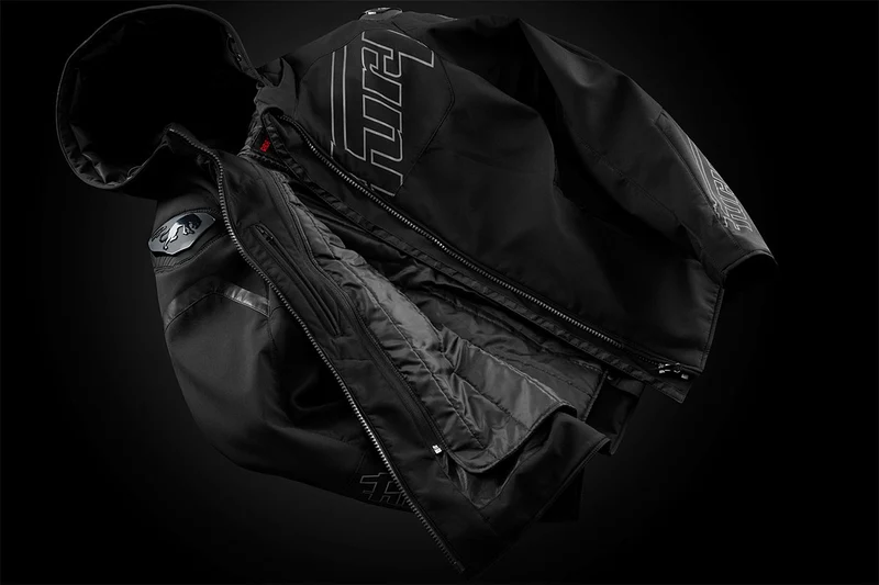 Blouson Moto Homme Furygan SEKTOR ROADSTER EVO Noir-Gris — CE AA
