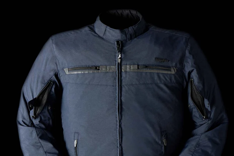 Blouson Moto Homme Furygan SCOTTY Bleu — CE A