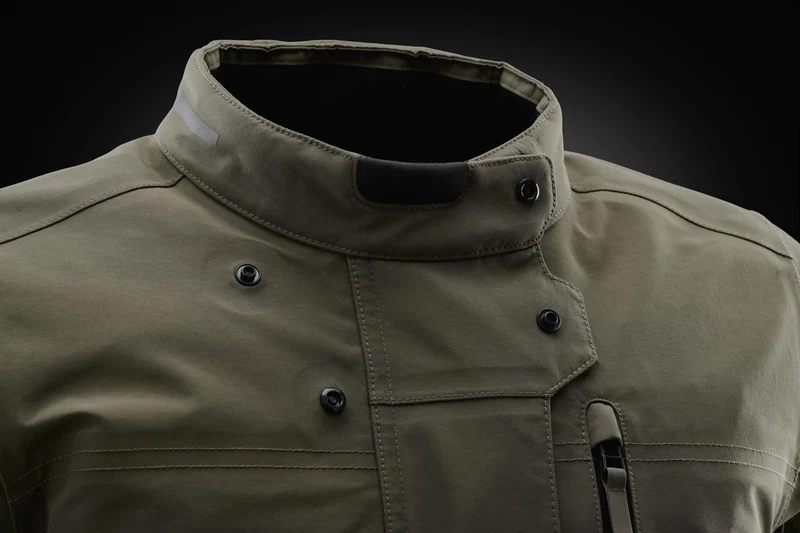 Blouson Moto Femme Furygan SARAH TROOPER Kaki — CE A