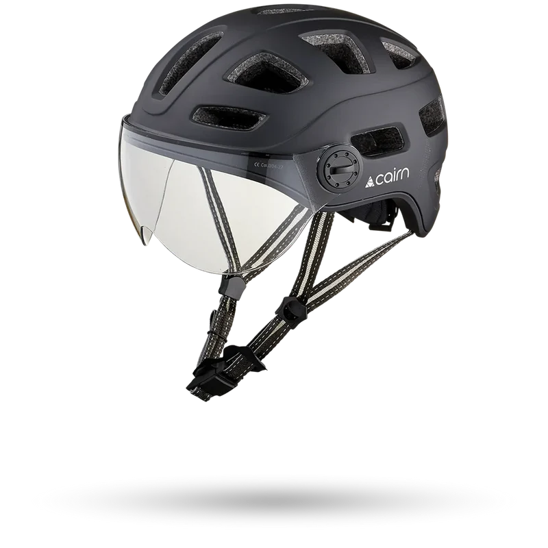 CAIRN Casque vélo urbain quartz visor noir mat