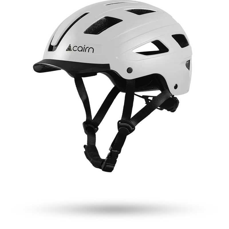 CAIRN Casque vélo urbain clarke blanc mat