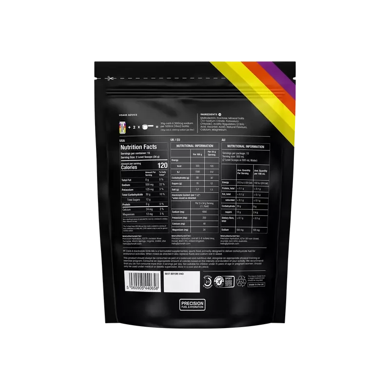 Drink Mix Carb & Électrolyte | Precision