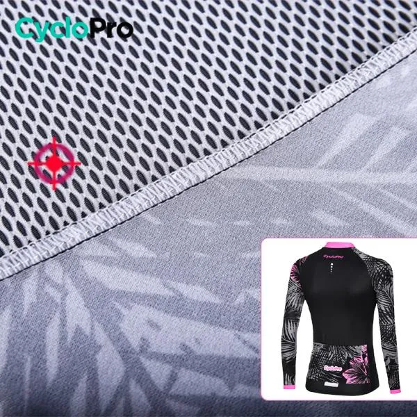 MAILLOT VÉLO FEMME HIVER - NATURA+ - DESTOCKAGE