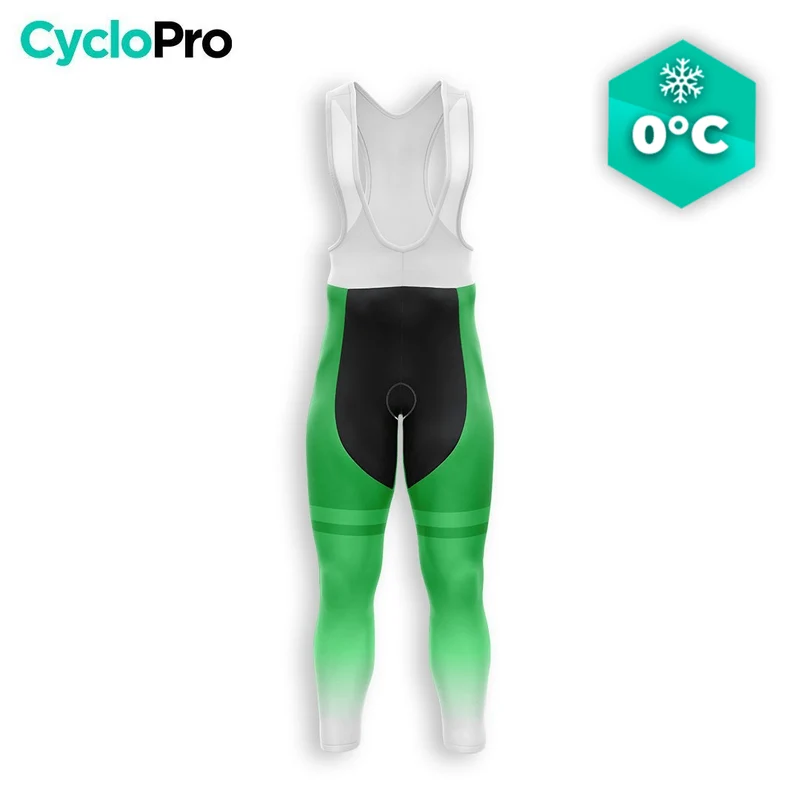 COLLANT CYCLISTE HIVER HOMME / VERT - TRACE+ - DESTOCKAGE