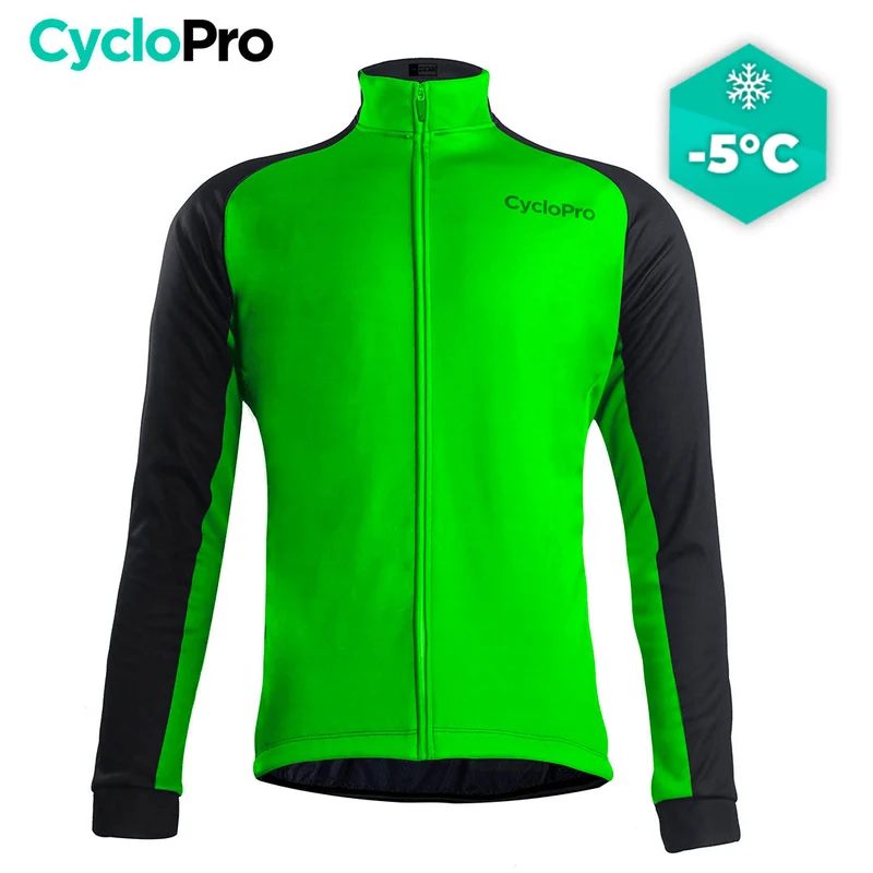 Veste Thermique Cyclisme Verte - Thermika - DESTOCKAGE