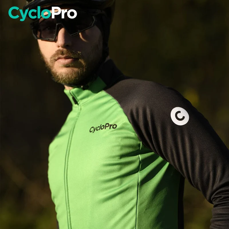 Veste Thermique Cyclisme Verte - Thermika