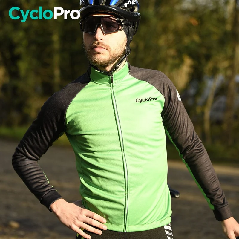 Veste Thermique Cyclisme Verte - Thermika