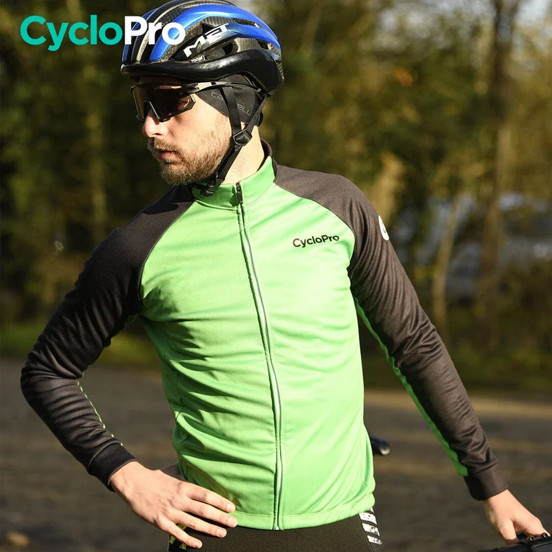 Veste Thermique Cyclisme Verte - Thermika