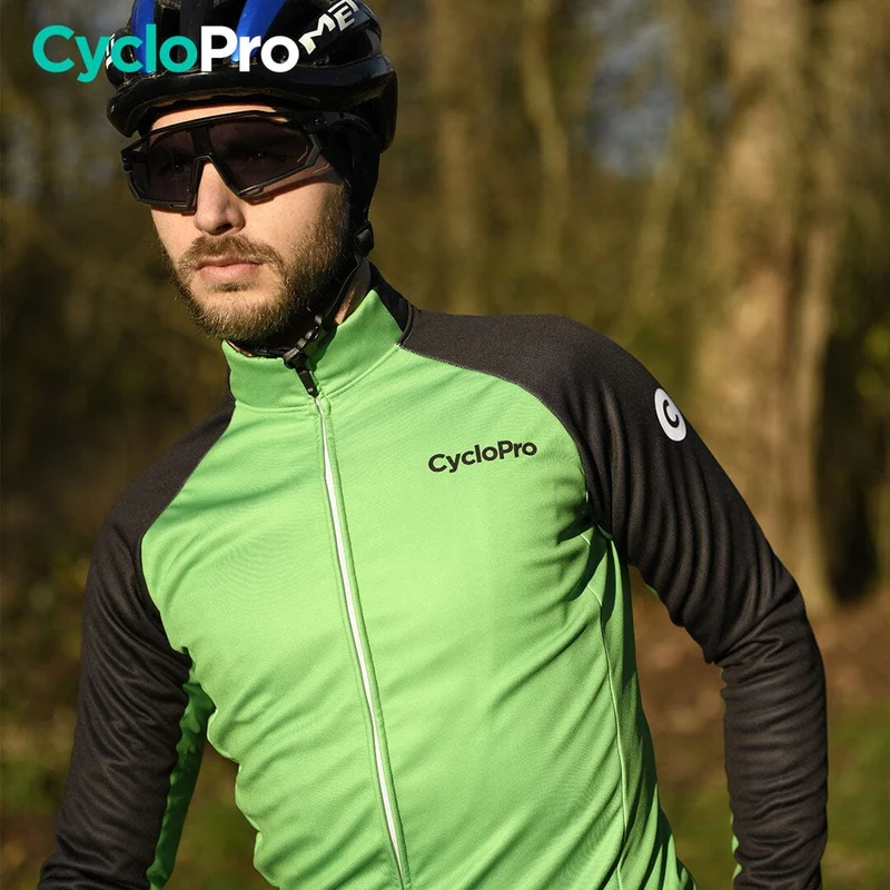 Veste Thermique Cyclisme Verte - Thermika