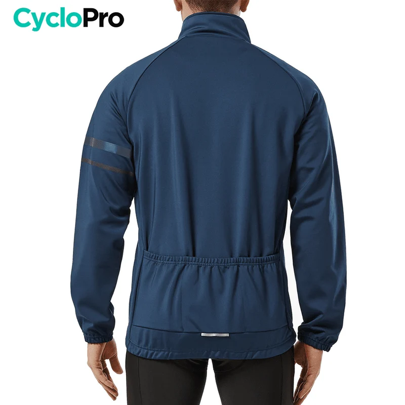 Veste Thermique Cyclisme Bleue - Mountain+ - DESTOCKAGE
