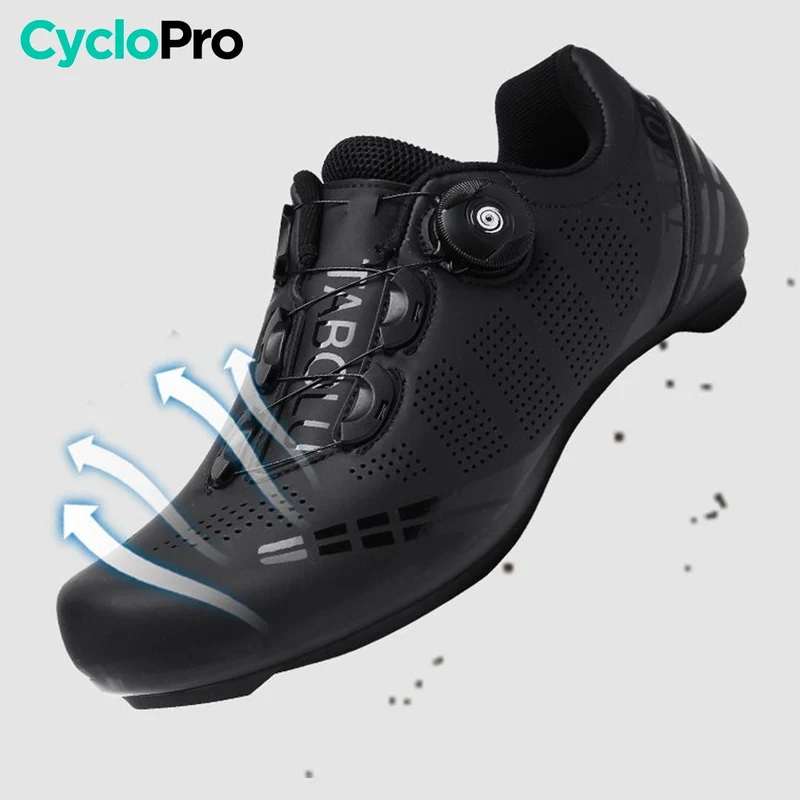 Chaussures vélo de route noires - Road+