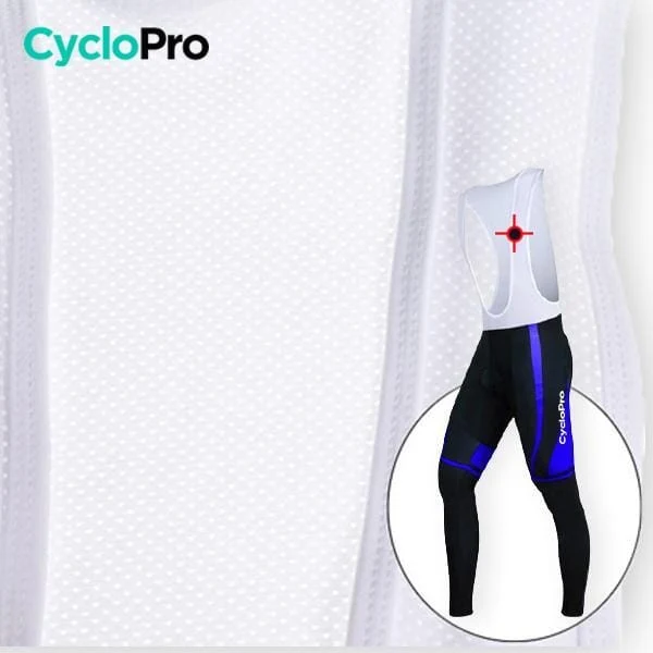 TENUE CYCLISTE HIVER BLEUE - ABSTRACT+ - DESTOCKAGE