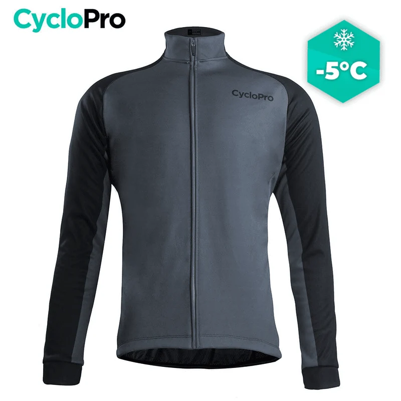 Veste Thermique Cyclisme Grise - Thermika - DESTOCKAGE