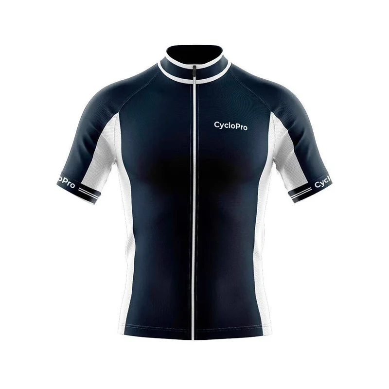 Maillot Cyclisme Route Bleu Marine - Uni+