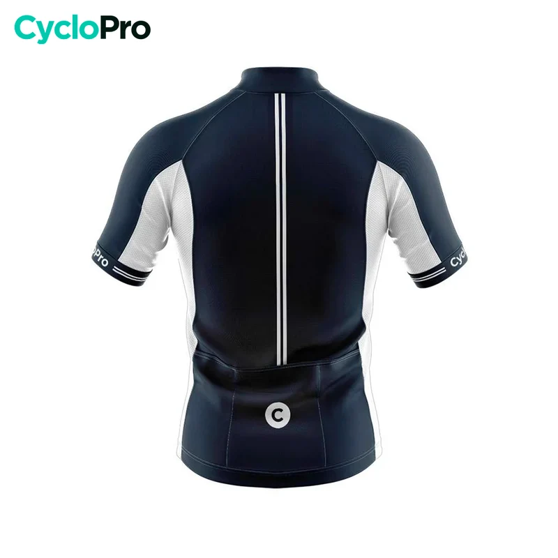 Maillot Cyclisme Route Bleu Marine - Uni+