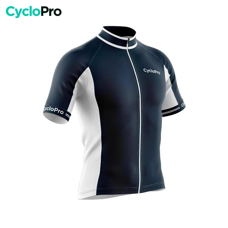 Maillot Cyclisme Route Bleu Marine - Uni+