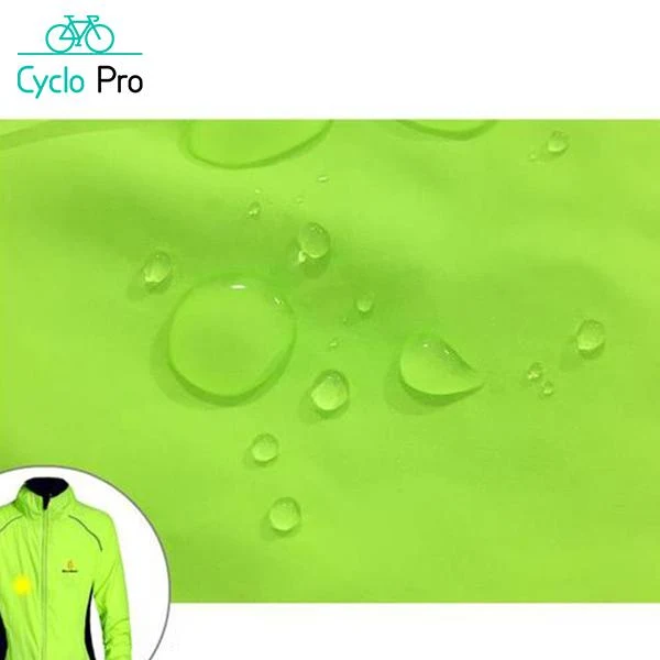 Veste de cyclisme coupe-vent et réfléchissant - DESTOCKAGE