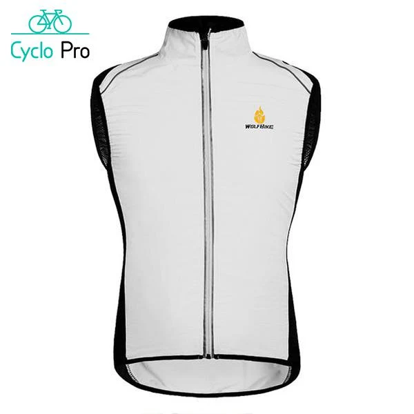 Veste de cyclisme coupe-vent et réfléchissant - DESTOCKAGE