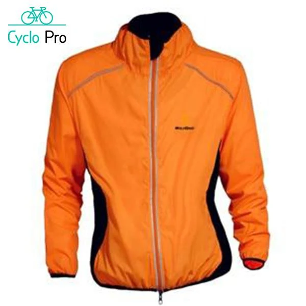 Veste de cyclisme coupe-vent et réfléchissant - DESTOCKAGE