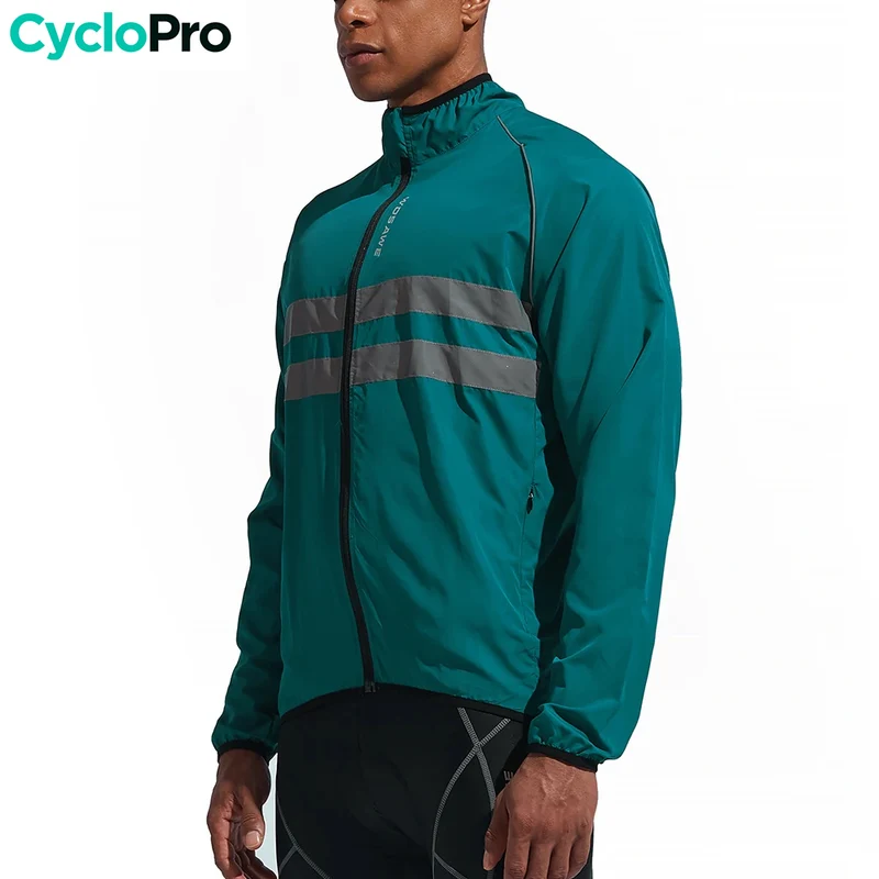 VESTE COUPE-VENT CYCLISTE HOMME - LIGHTY