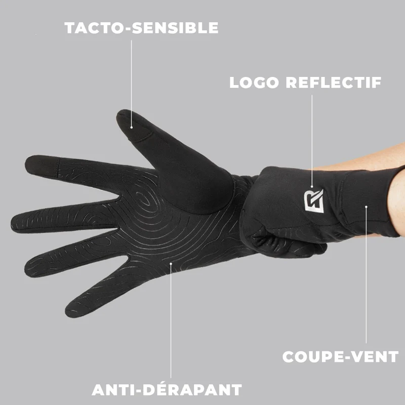 Gants de running thermiques - Skinny
