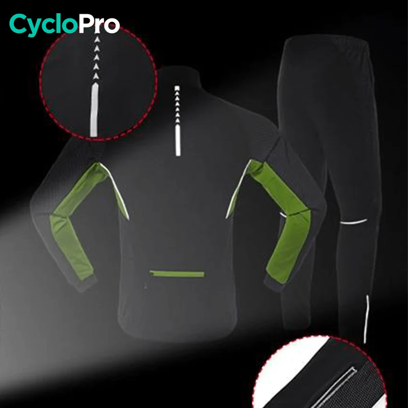 VESTE THERMIQUE CYCLISME GRAND FROID ROUGE