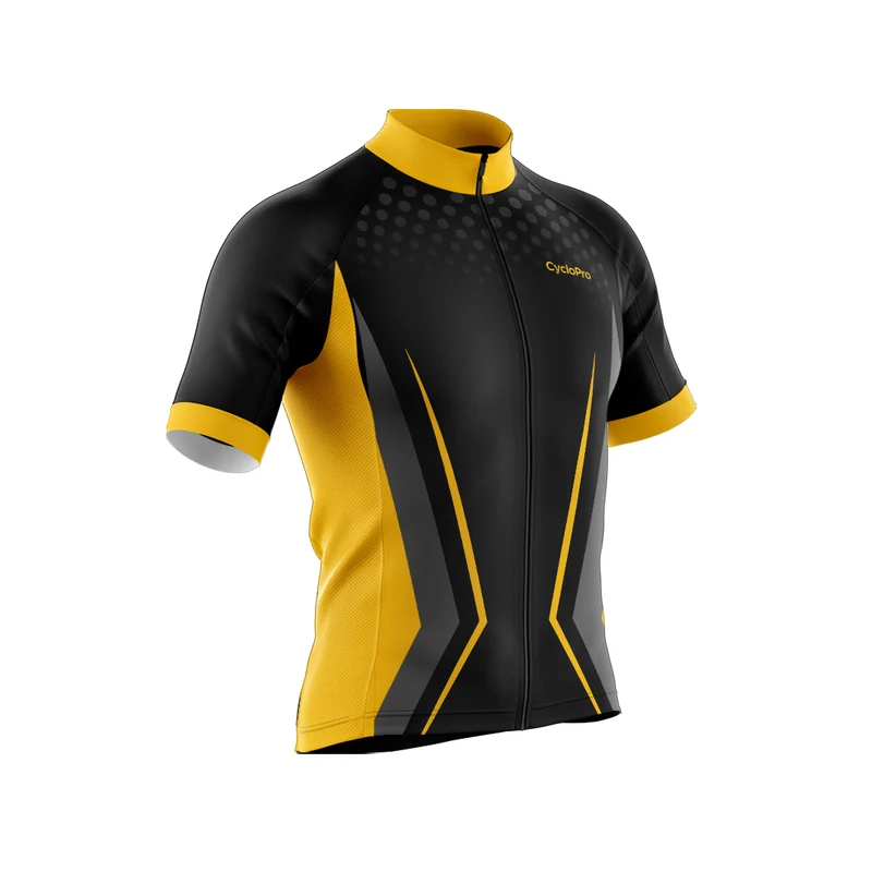 Tenue De Cyclisme Noire et Jaune Solidity