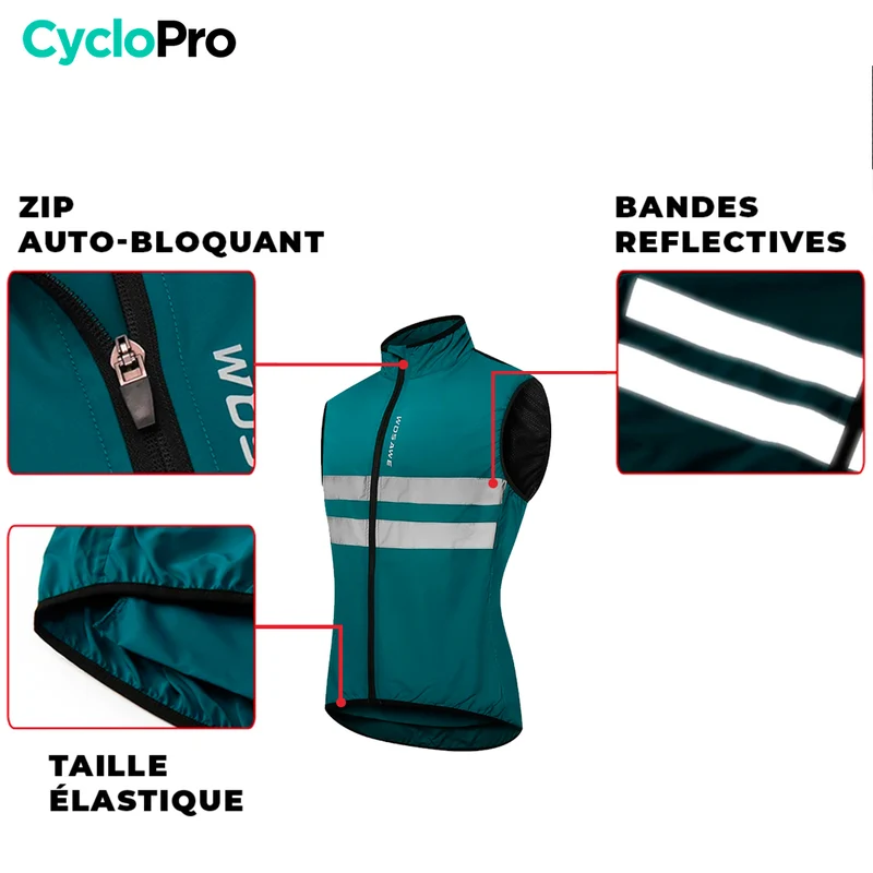 Gilet Coupe Vent Velo - LIGHTY