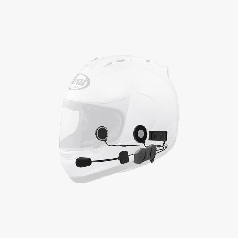 10R Low Profile Motorcycle Bluetooth Communication System