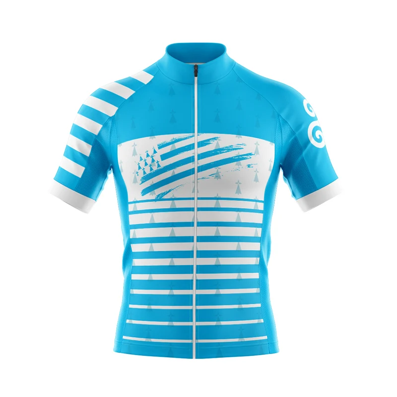 Tenue De Cyclisme Bleue Ciel - Bretagne