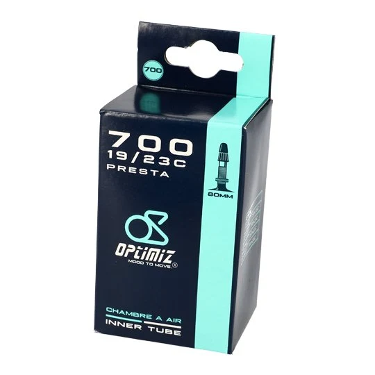 OPTIMIZ CHAMBRE A AIR VELO 700C 19-23 VP 80 MM