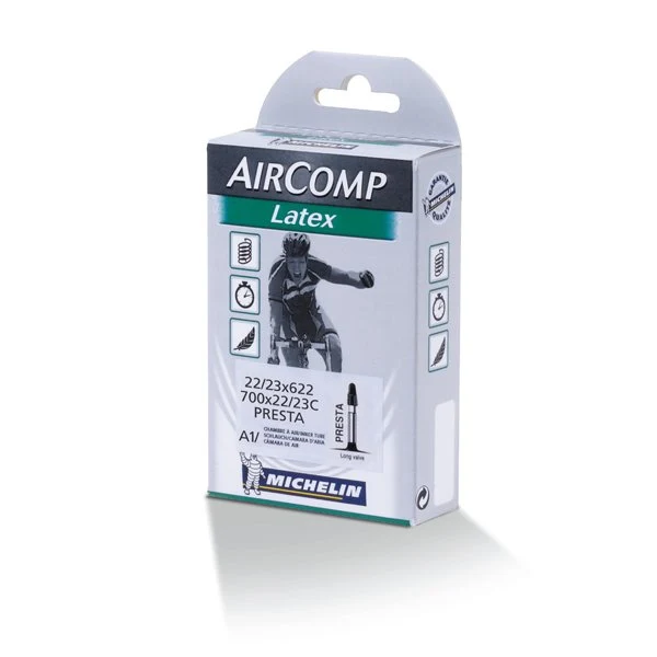 MICHELIN CHAMBRE A AIR VELO Aircomp latex 700C x 18-20 VP 36 MM